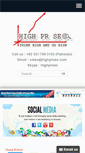 Mobile Screenshot of highprseo.com